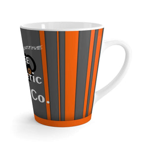 Coffee Aesthetic Coffee Co. Mug 12oz Coffee-Aesthetic.com Big Grey-Orange Latte mug