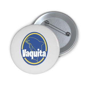 Plumskum Accessories 2" Vaquita Sticker Pin Buttons