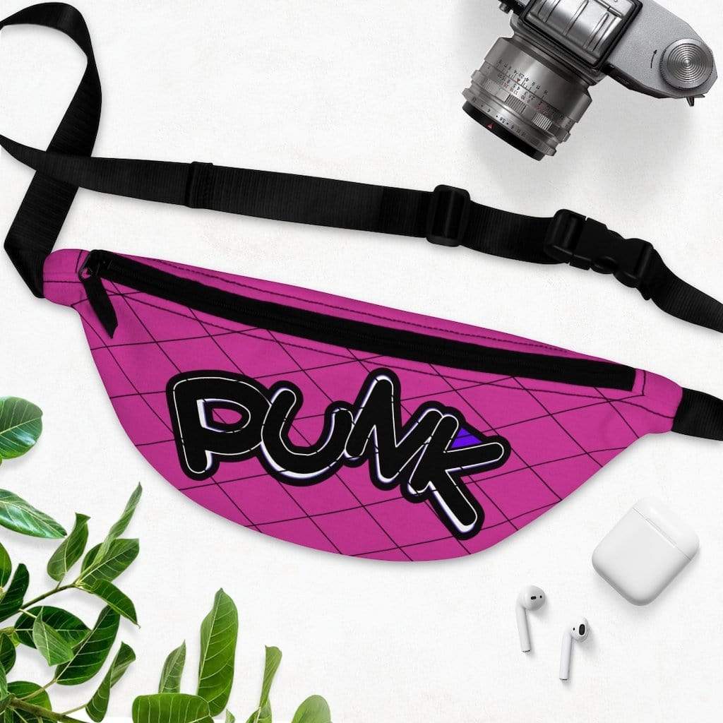 Plumskum Punk Rock Fanny Pack - Pinker in Fishnet