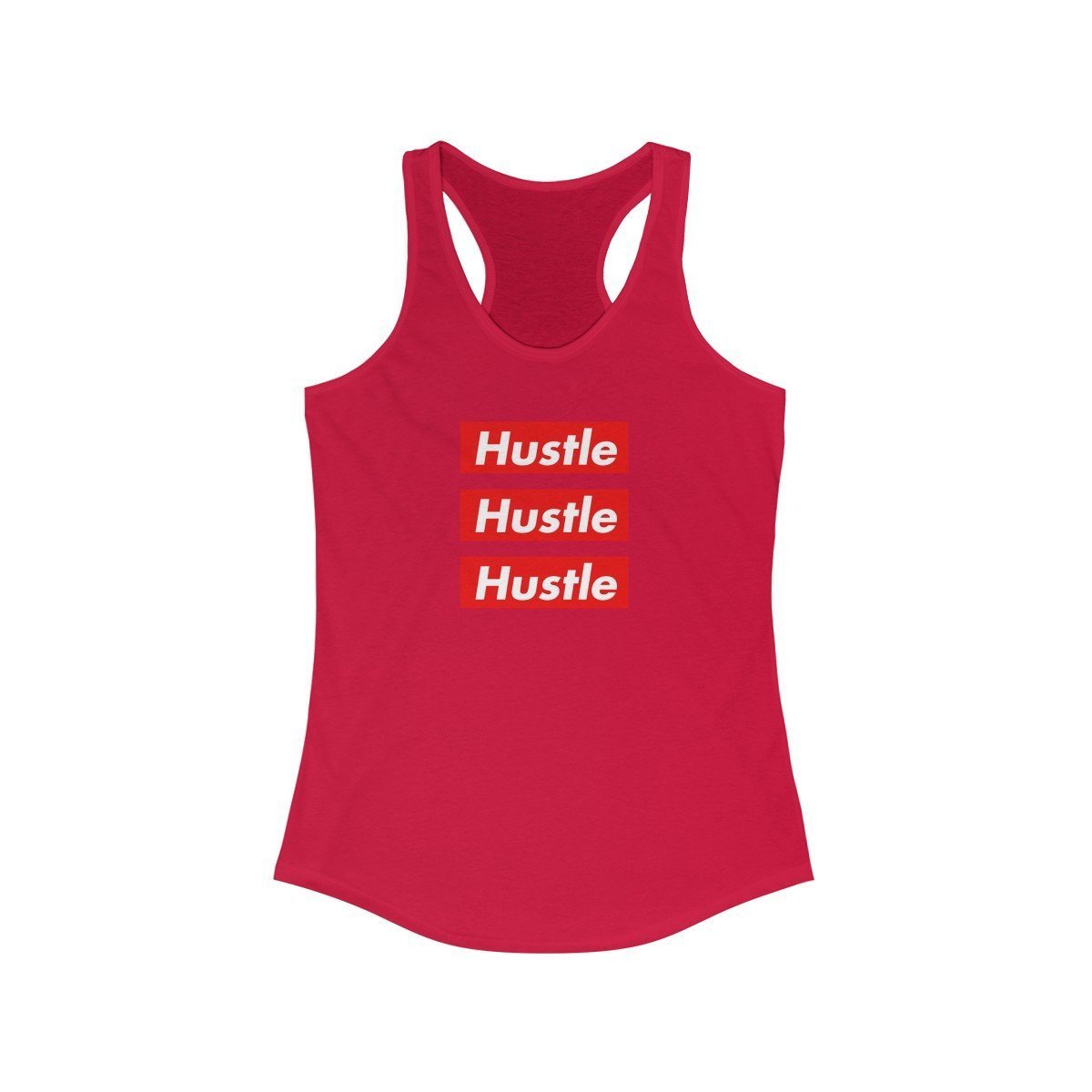 Plumskum Clothing > Women's Clothing > Tops & Tees > Tanks XS / Solid Black Plumskum Hustle Hustle Hustle Racerback Tanktop
