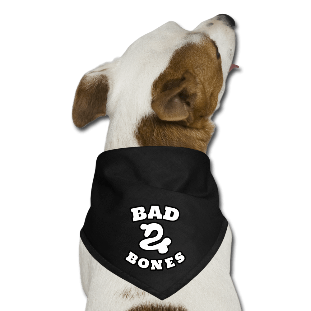 Plumskum Dog Bandana One Size Bad To Bones Funny Dog Bandana