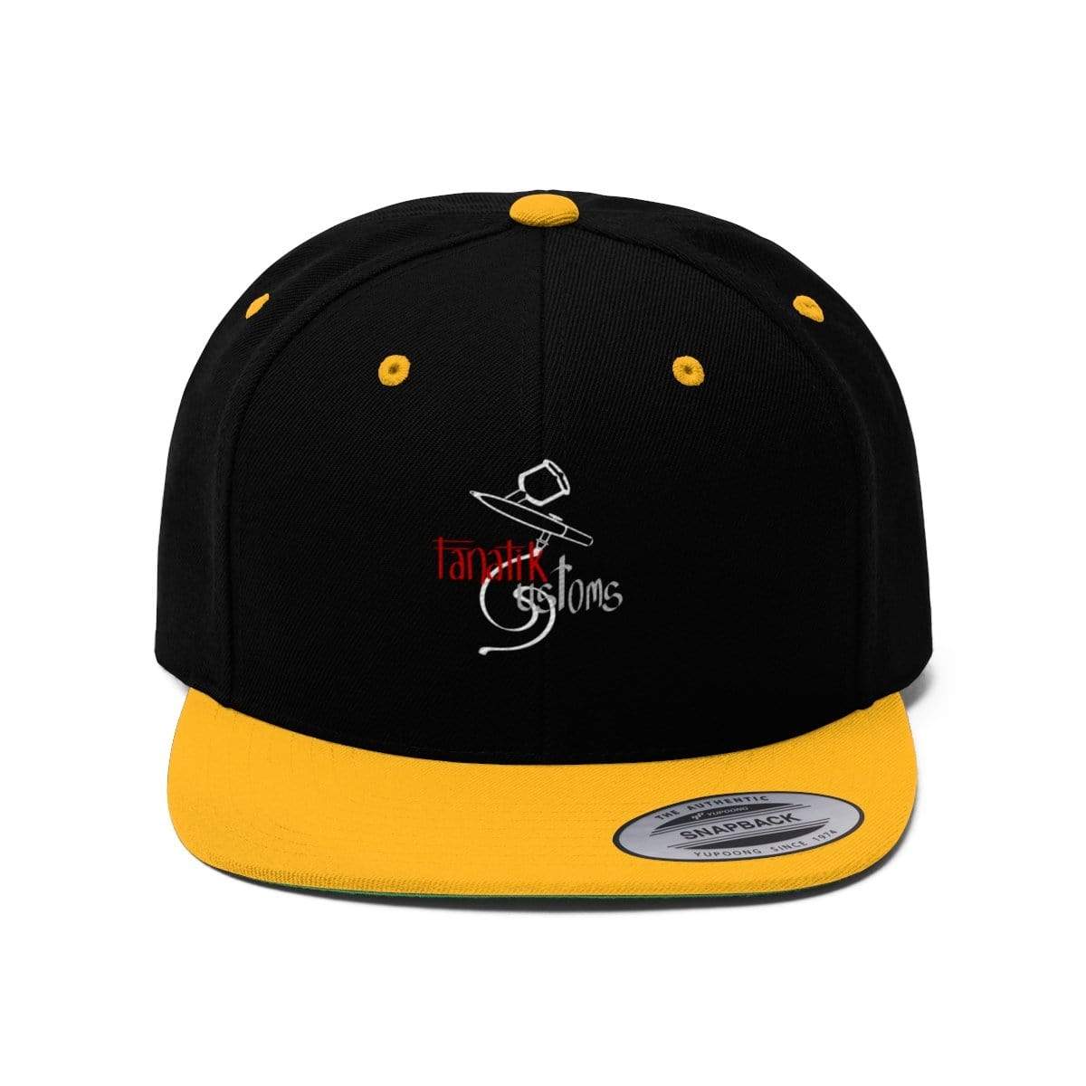 Plumskum Hats Black/Gold / One size Will’s Fanatik Customs Flat Bill Hat