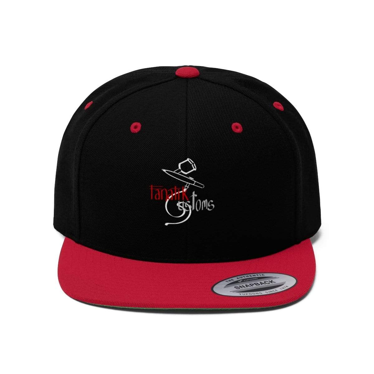 Plumskum Hats Black/True Red / One size Will’s Fanatik Customs Flat Bill Hat