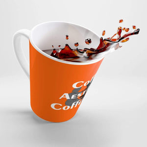 Plumskum Mug 12oz Coffee-Aesthetic.com Big Orange Latte mug