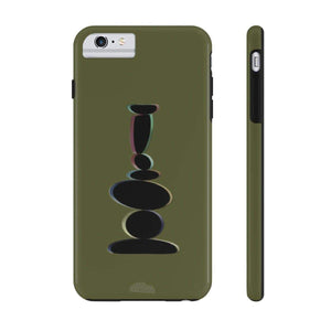 Plumskum Phone Case iPhone 6/6s Plus Tough Plumskum Zen Balanced Stones Artwork Phone Case