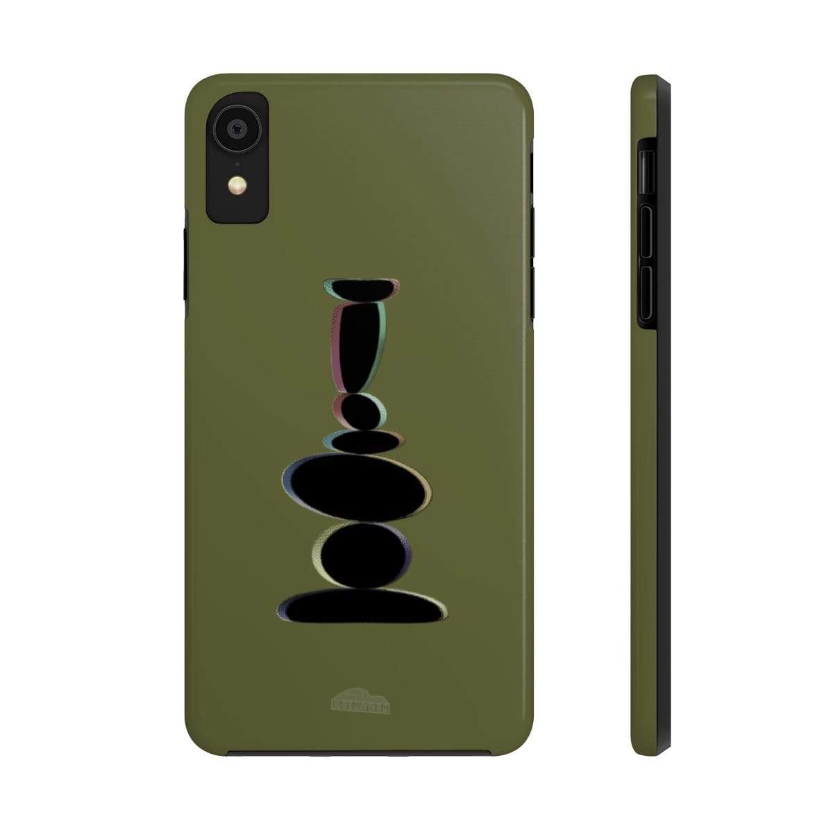 Plumskum Phone Case iPhone XR Plumskum Zen Balanced Stones Artwork Phone Case