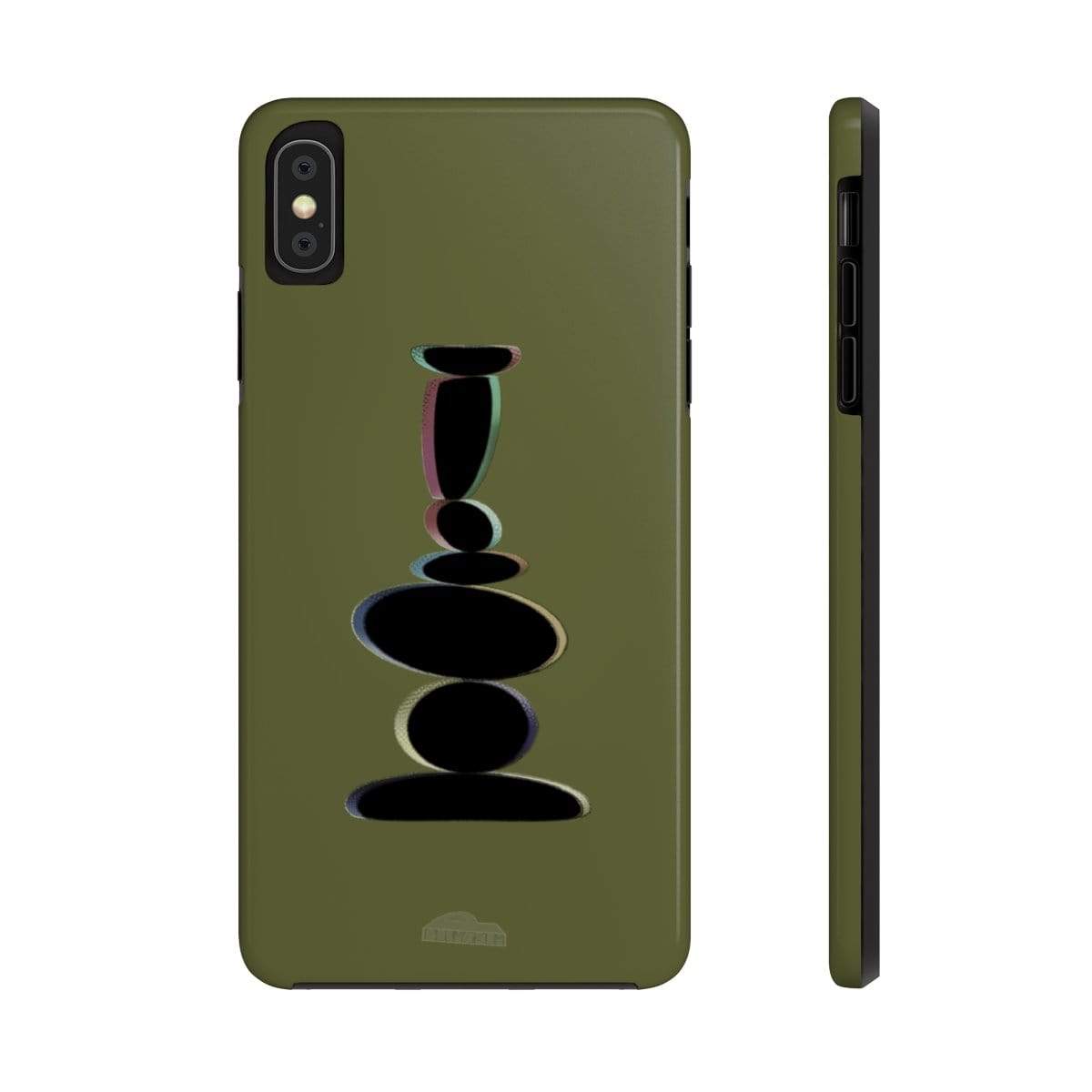 Plumskum Phone Case iPhone XS MAX Plumskum Zen Balanced Stones Artwork Phone Case