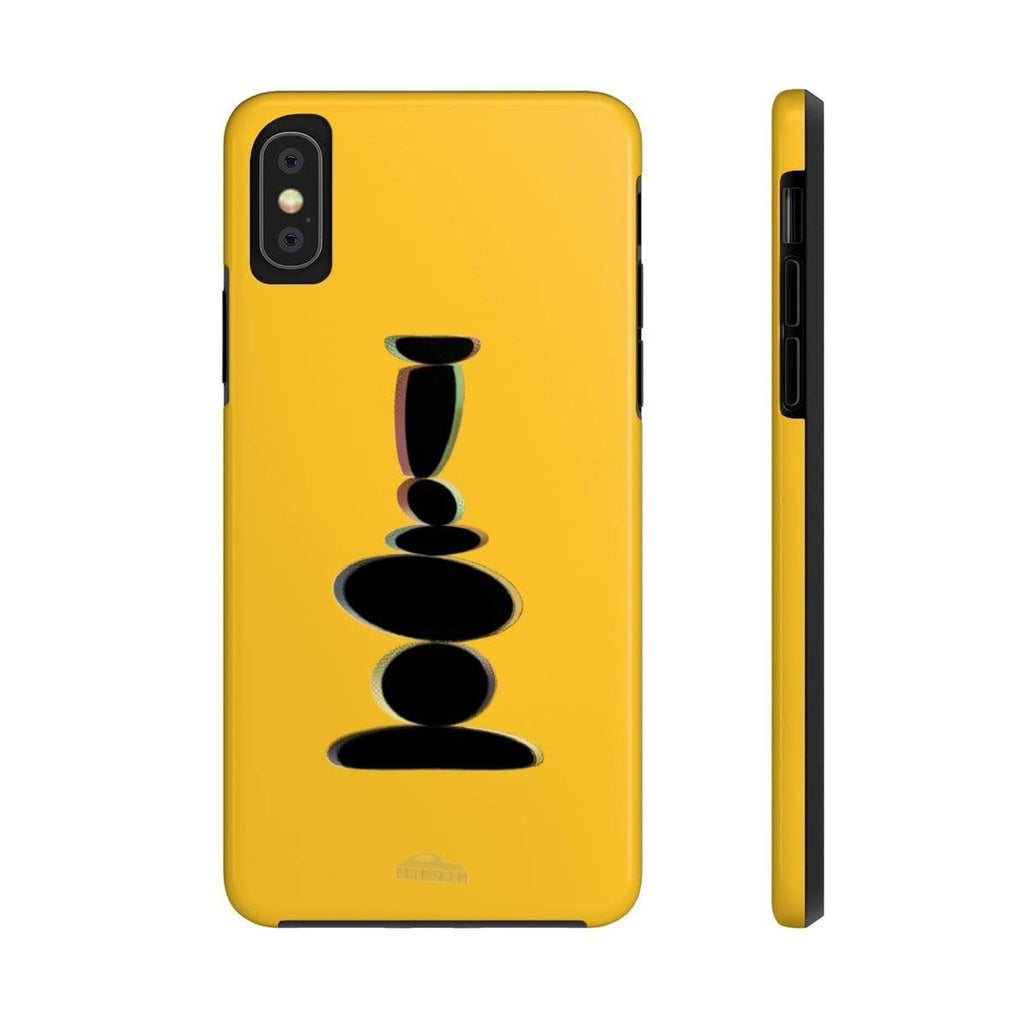 Plumskum Phone Case iPhone XS Plumskum Zen Balanced Stones Artwork Phone Case