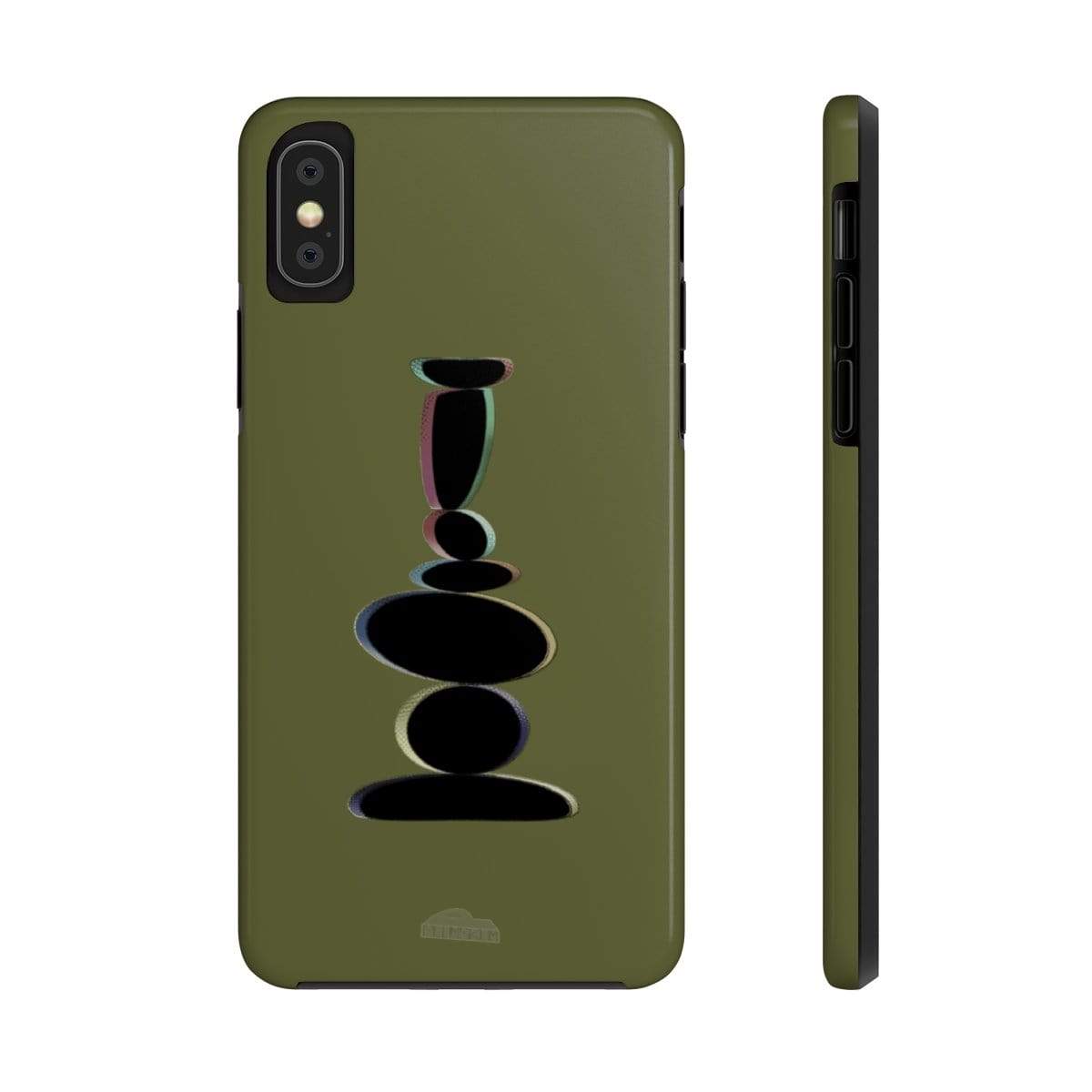 Plumskum Phone Case iPhone XS Plumskum Zen Balanced Stones Artwork Phone Case