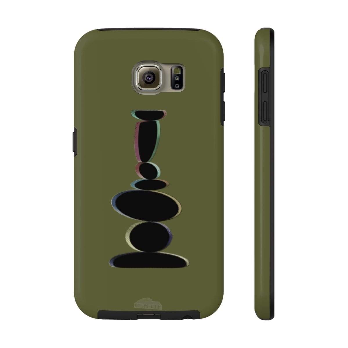 Plumskum Phone Case Samsung Galaxy S6 Tough Plumskum Zen Balanced Stones Artwork Phone Case