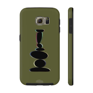 Plumskum Phone Case Samsung Galaxy S6 Tough Plumskum Zen Balanced Stones Artwork Phone Case