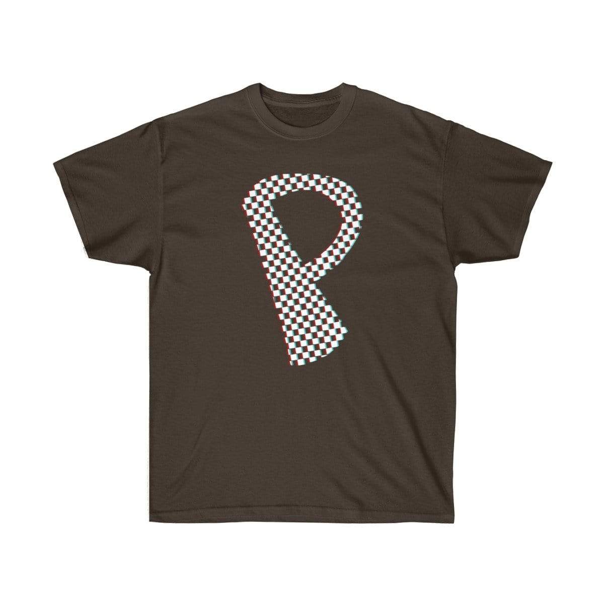 Plumskum T-Shirt Dark Chocolate / S Checkered, Glitchy, Capital P T-Shirt