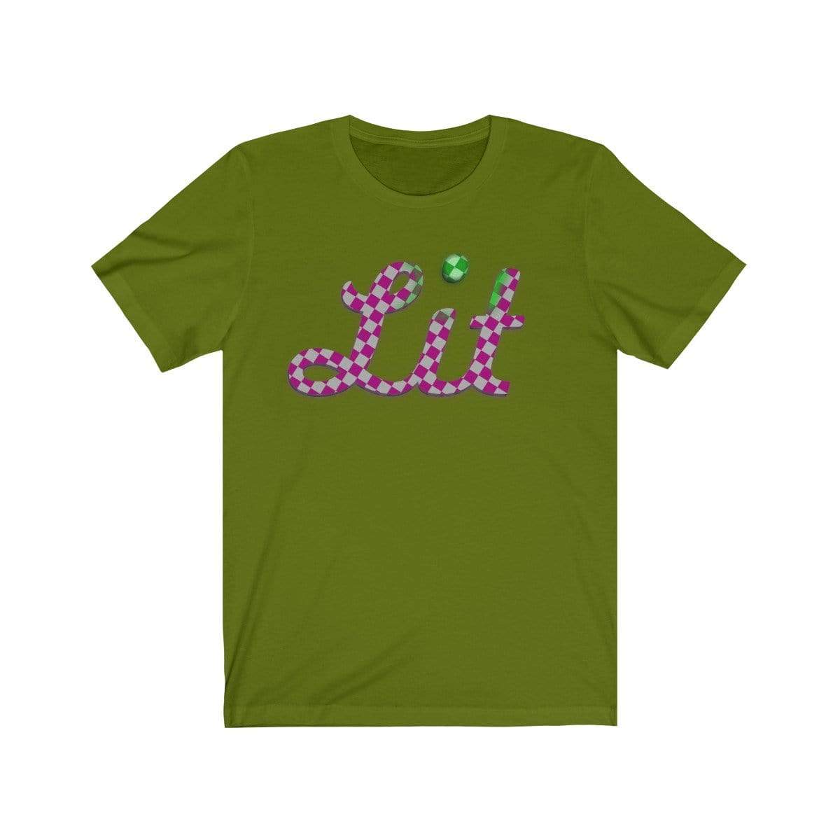 Plumskum T-Shirt Leaf / S Pink Checkered Lit T-shirt