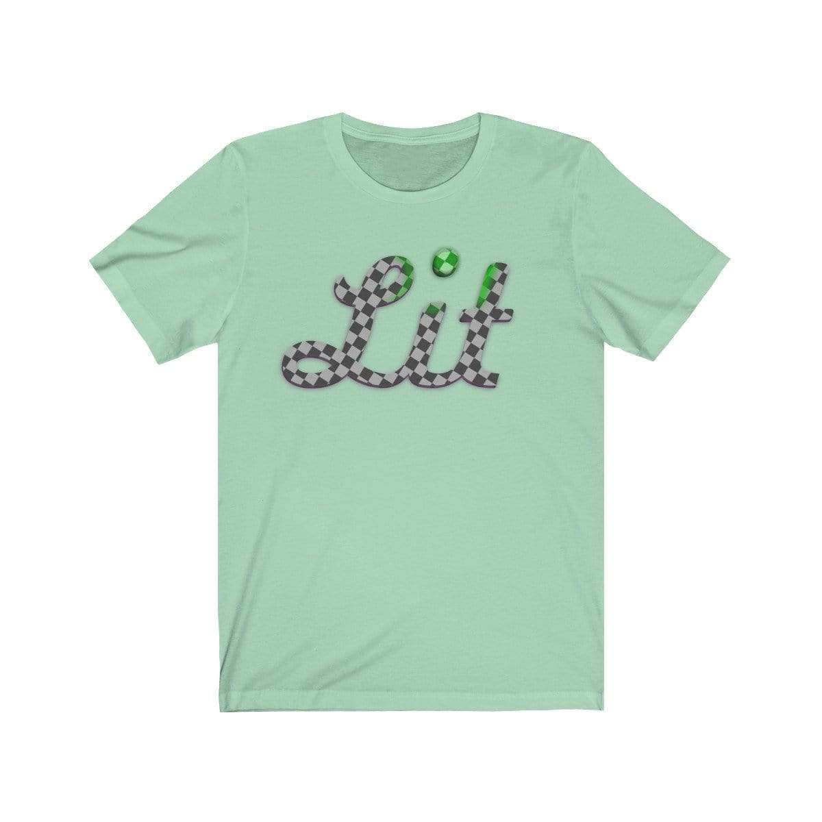 Plumskum T-Shirt Mint / S Grey Checkered Lit T-shirt