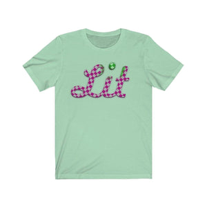 Plumskum T-Shirt Mint / S Pink Checkered Lit T-shirt