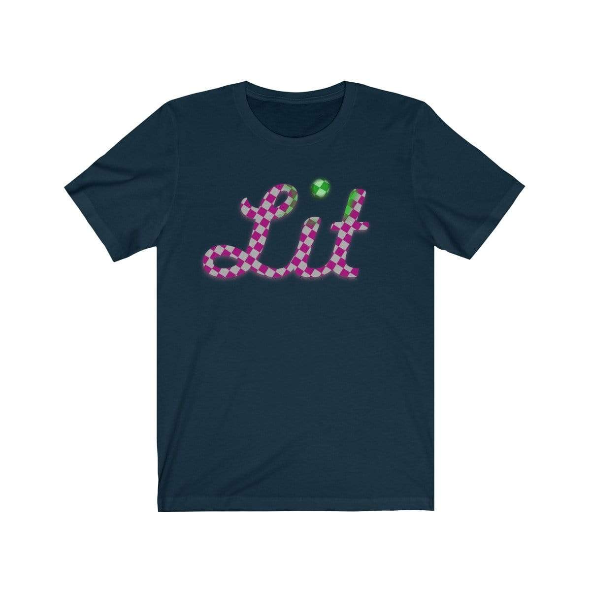 Plumskum T-Shirt Navy / S Pink Checkered Lit T-shirt