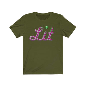 Plumskum T-Shirt Olive / S Pink Checkered Lit T-shirt