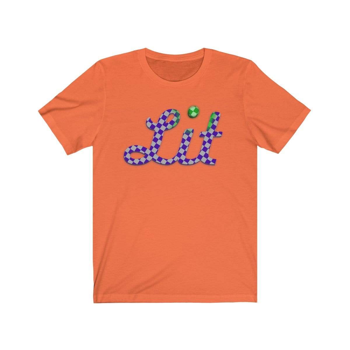Plumskum T-Shirt Orange / S Checkered Lit T-shirt