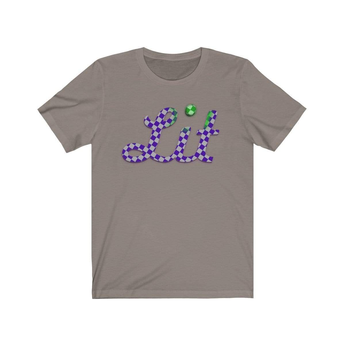 Plumskum T-Shirt Pebble Brown / S Checkered Lit T-shirt
