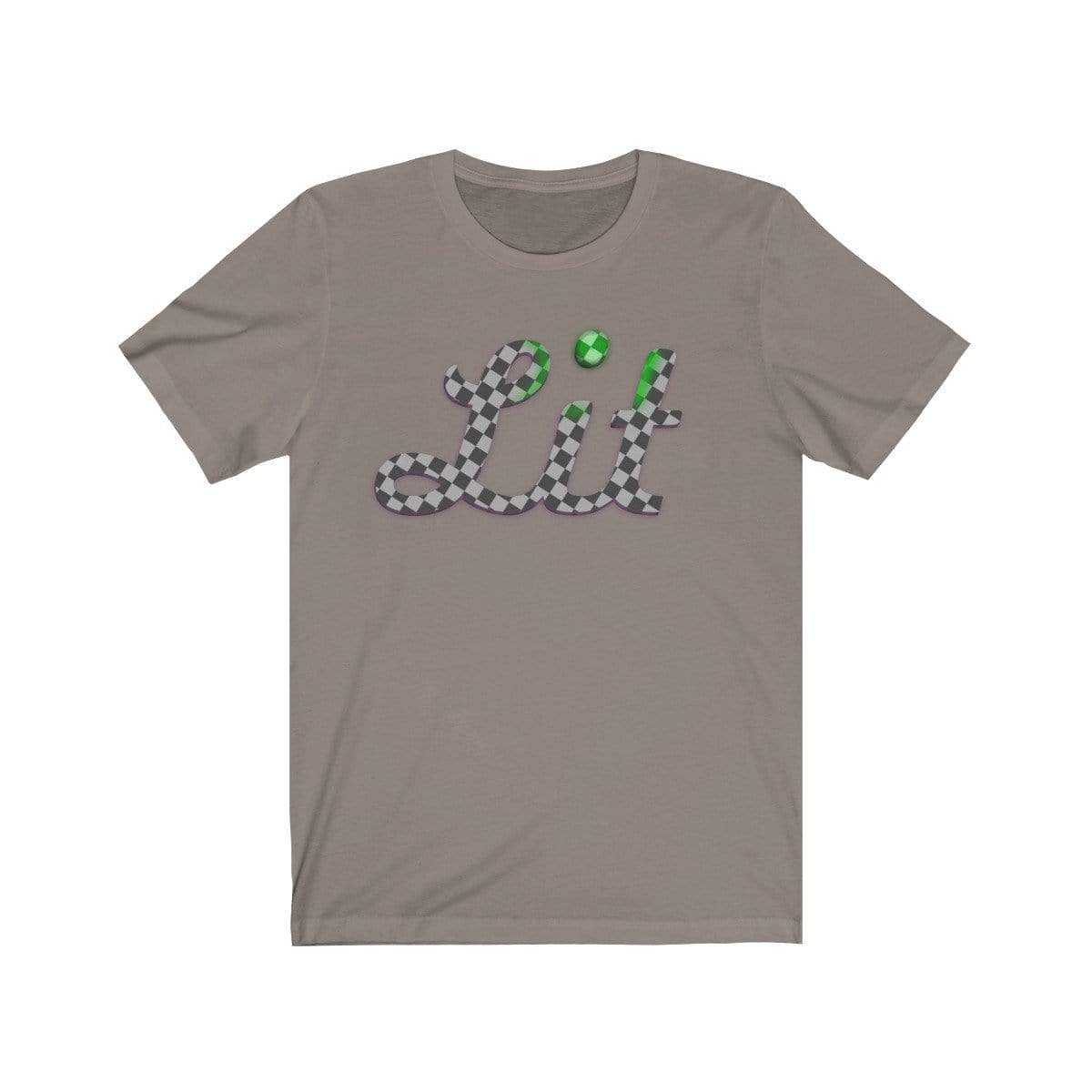 Plumskum T-Shirt Pebble Brown / S Grey Checkered Lit T-shirt