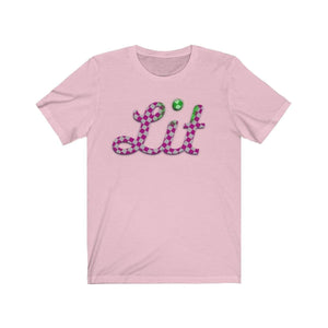 Plumskum T-Shirt Pink / S Pink Checkered Lit T-shirt