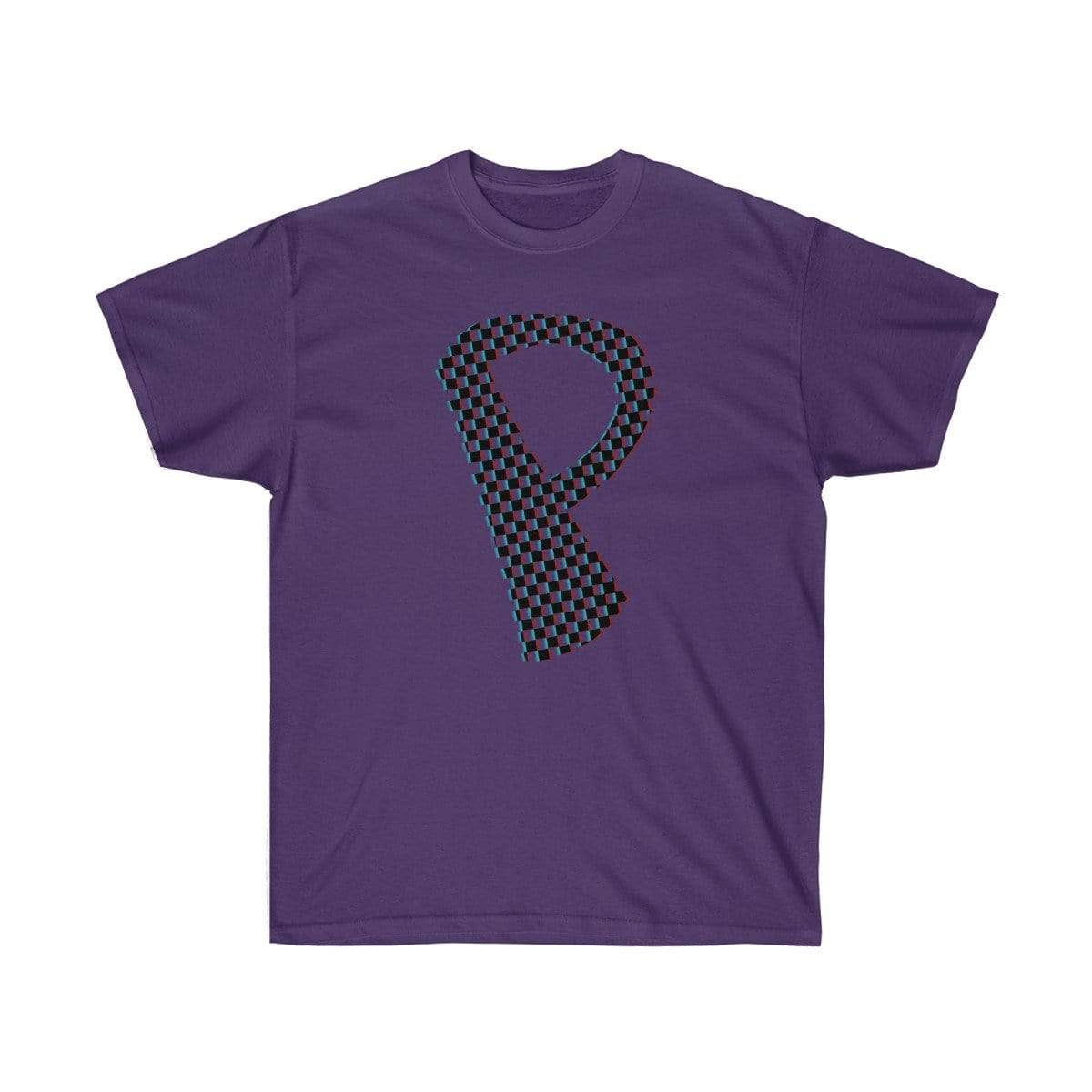 Plumskum T-Shirt Purple / S Dark Checkered, Glitchy, Capital P T-Shirt