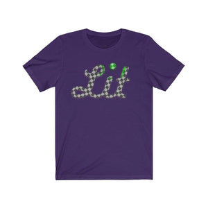 Plumskum T-Shirt Team Purple / S Grey Checkered Lit T-shirt