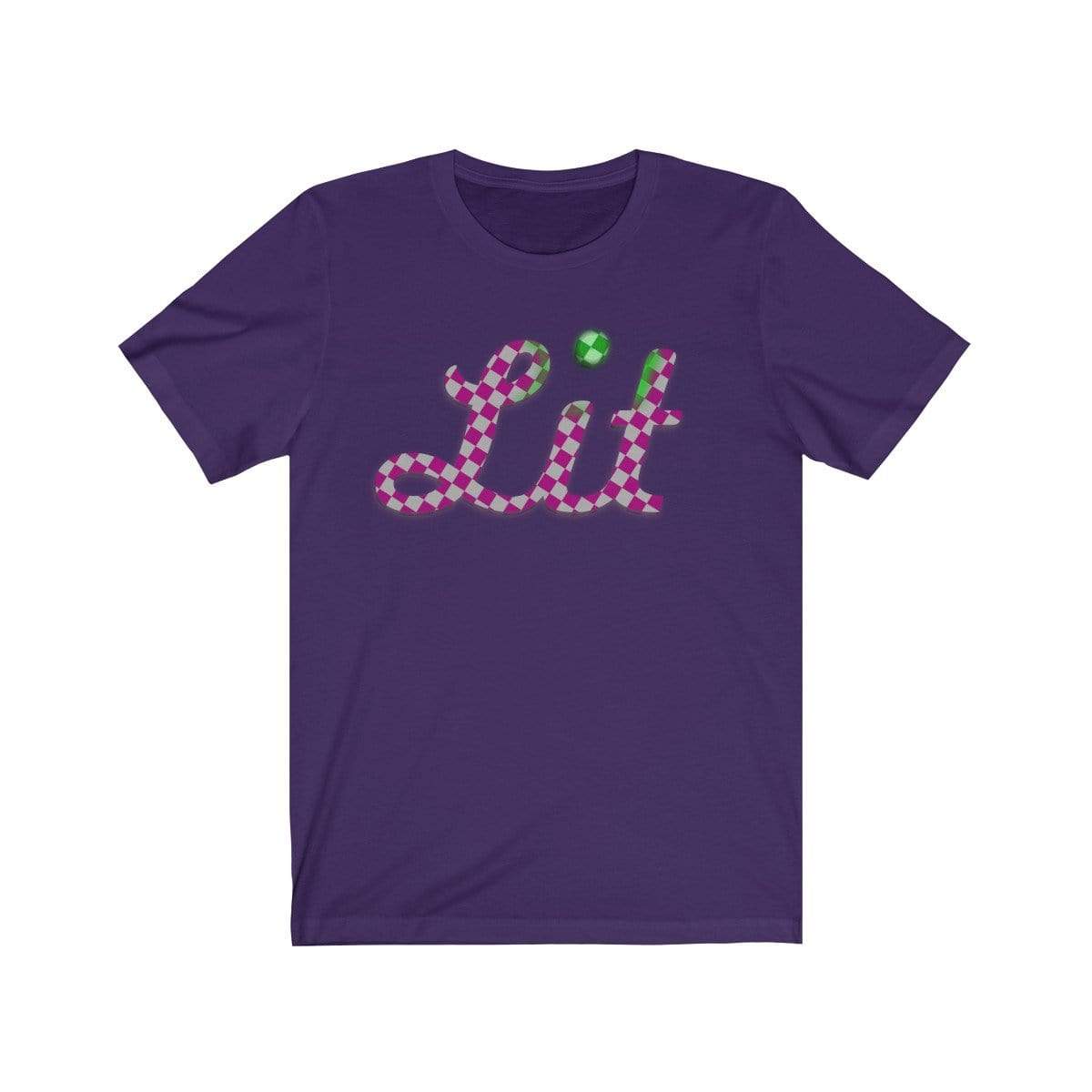 Plumskum T-Shirt Team Purple / S Pink Checkered Lit T-shirt