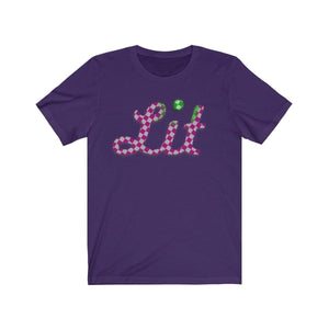 Plumskum T-Shirt Team Purple / S Pink Checkered Lit T-shirt