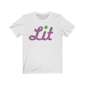 Plumskum T-Shirt White / S Pink Checkered Lit T-shirt
