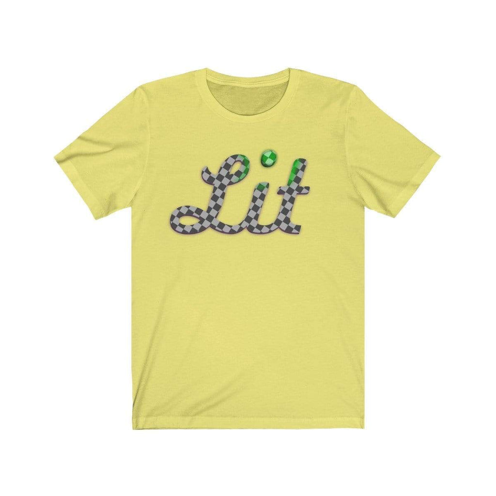 Plumskum T-Shirt Yellow / L Grey Checkered Lit T-shirt