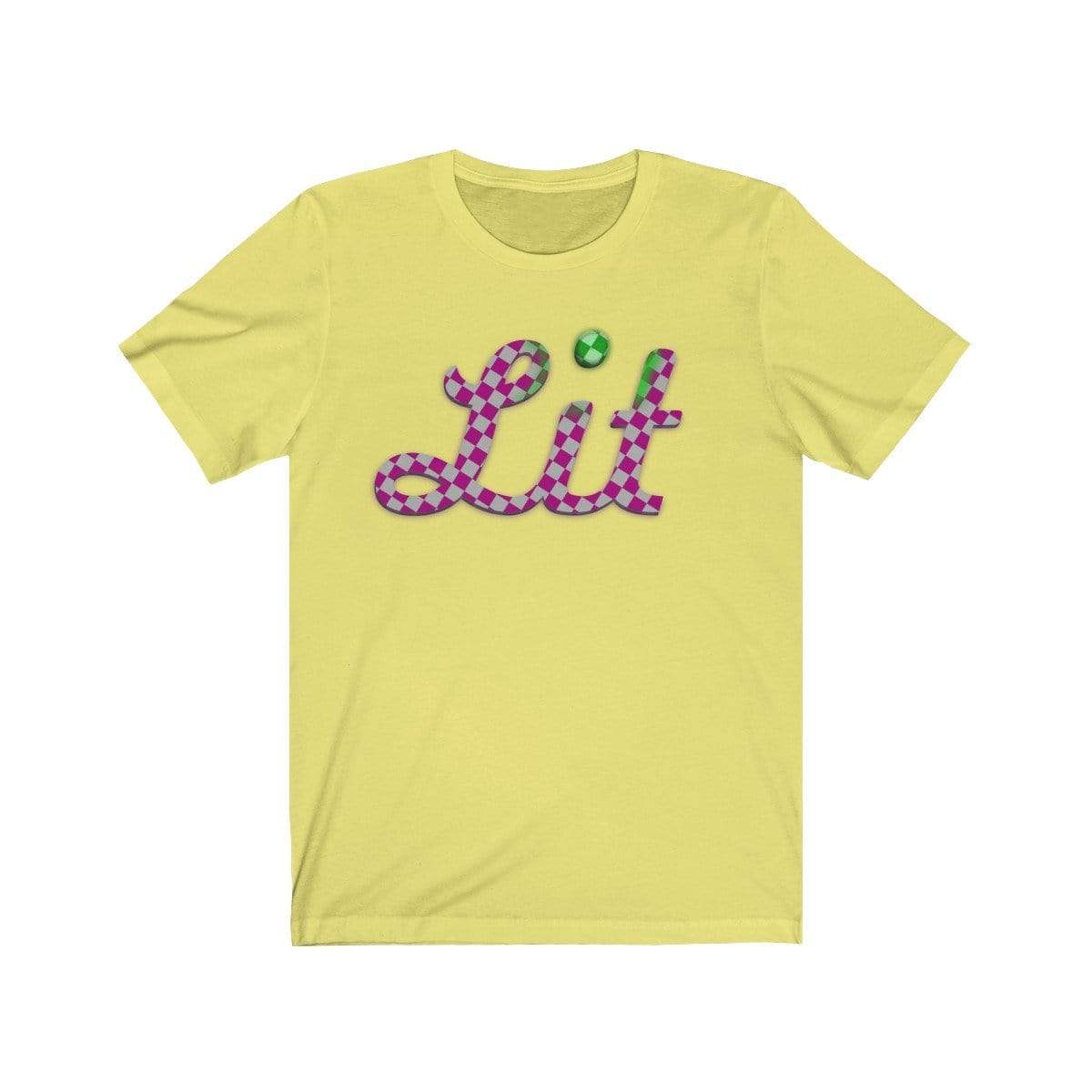 Plumskum T-Shirt Yellow / S Pink Checkered Lit T-shirt