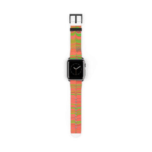 Printify Accessories 38 mm / Black Matte Plumskum Glitch Aesthetic Apple Watch Band