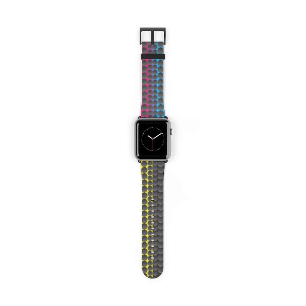 Printify Accessories 42 mm / Black Matte Plumskum MCYB Dimple Apple Watch Band