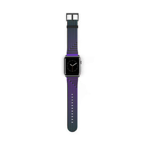 Printify Accessories 42 mm / Black Matte Plumskum Signature Apple Watch Band