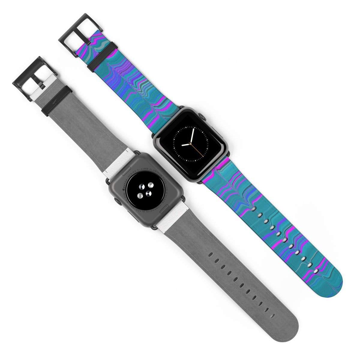 Printify Accessories Plumskum Glitch AesApple Watch Band