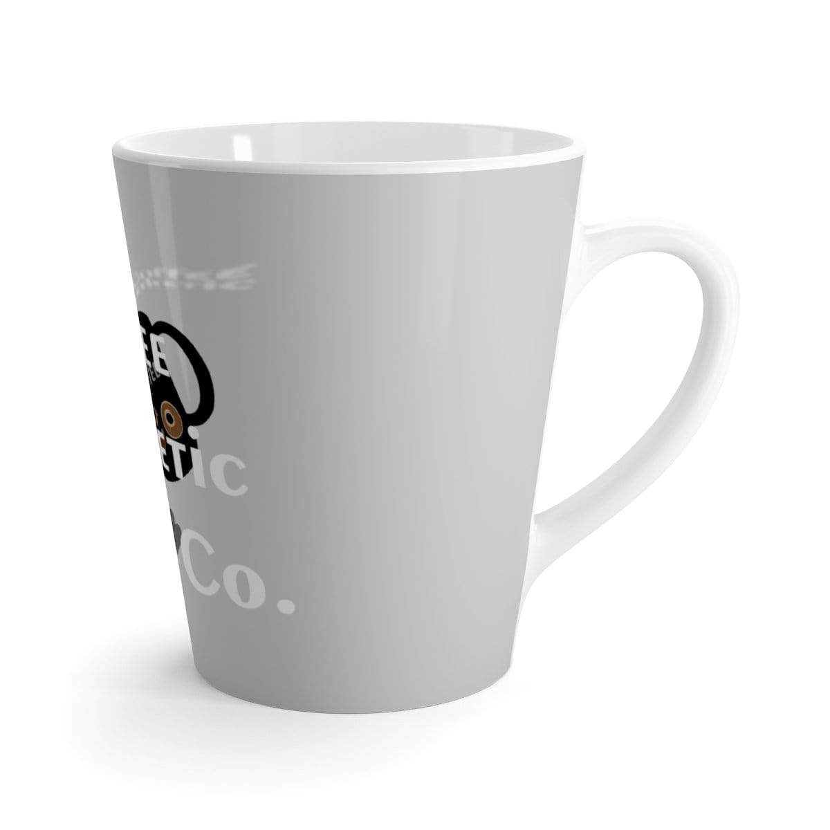 Printify Mug 12oz Coffee-Aesthetic.com Big Grey Latte mug