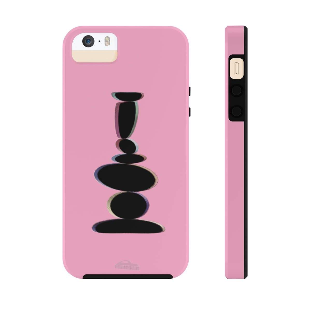 Printify Phone Case iPhone 5/5s/5se Tough Plumskum Zen Balanced Stones Artwork Phone Case