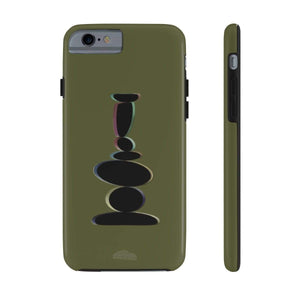 Printify Phone Case iPhone 6/6s Tough Plumskum Zen Balanced Stones Artwork Phone Case