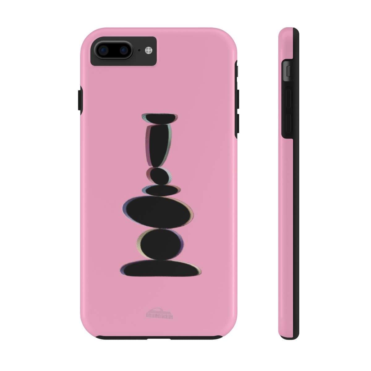 Printify Phone Case iPhone 7 Plus, iPhone 8 Plus Tough Plumskum Zen Balanced Stones Artwork Phone Case