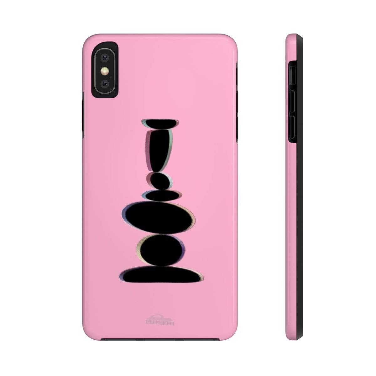 Printify Phone Case iPhone XS MAX Plumskum Zen Balanced Stones Artwork Phone Case