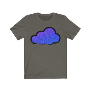 Printify T-Shirt Army / M Plumskum Art Clouds Tee