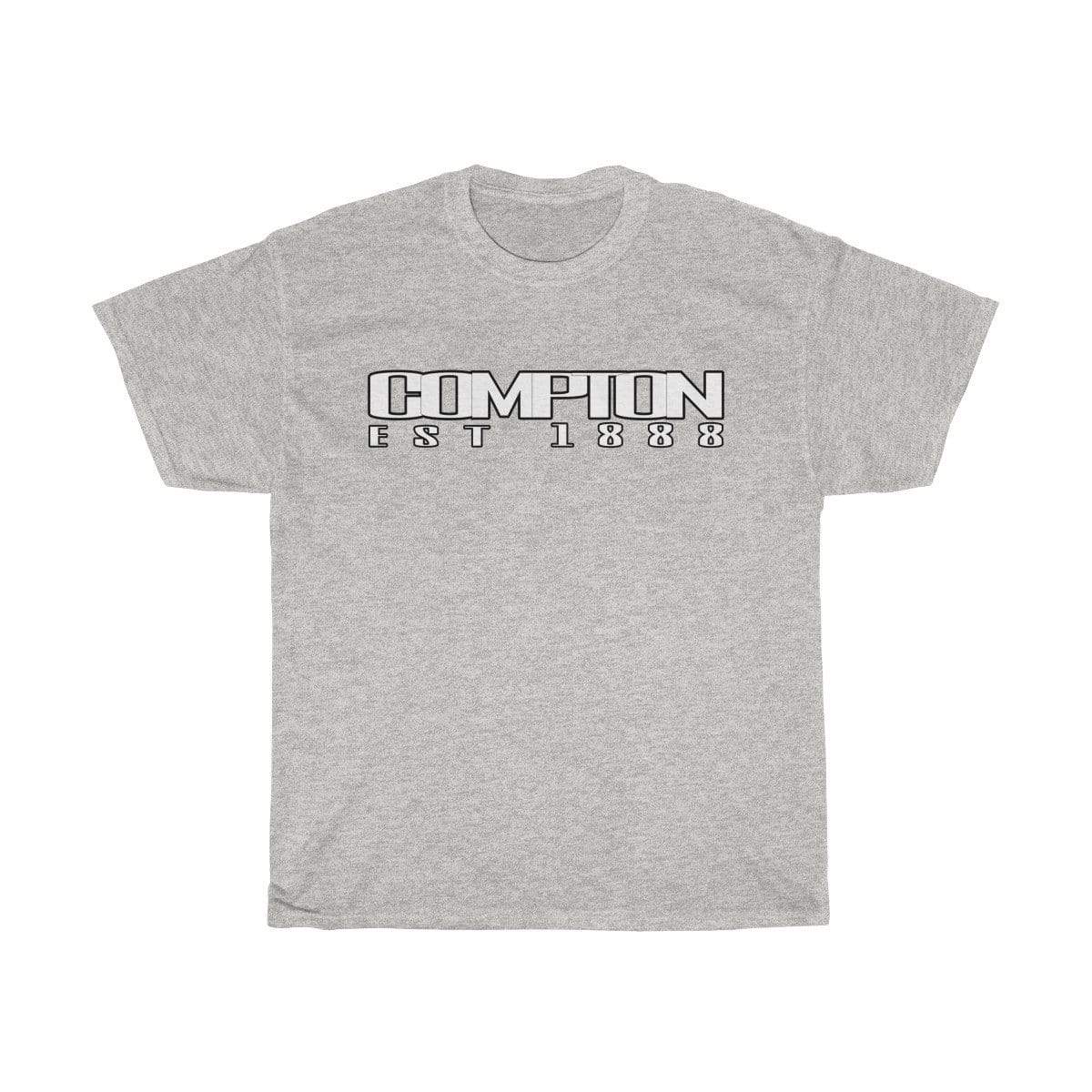 Printify T-Shirt Ash / S Compton Established 1888 T-Shirt