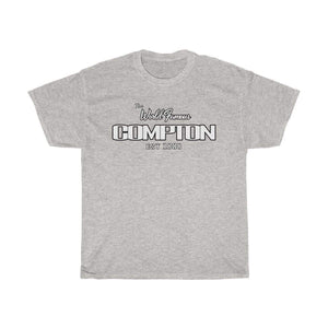 Printify T-Shirt Ash / S World Famous Compton EST. 1888 T-Shirt