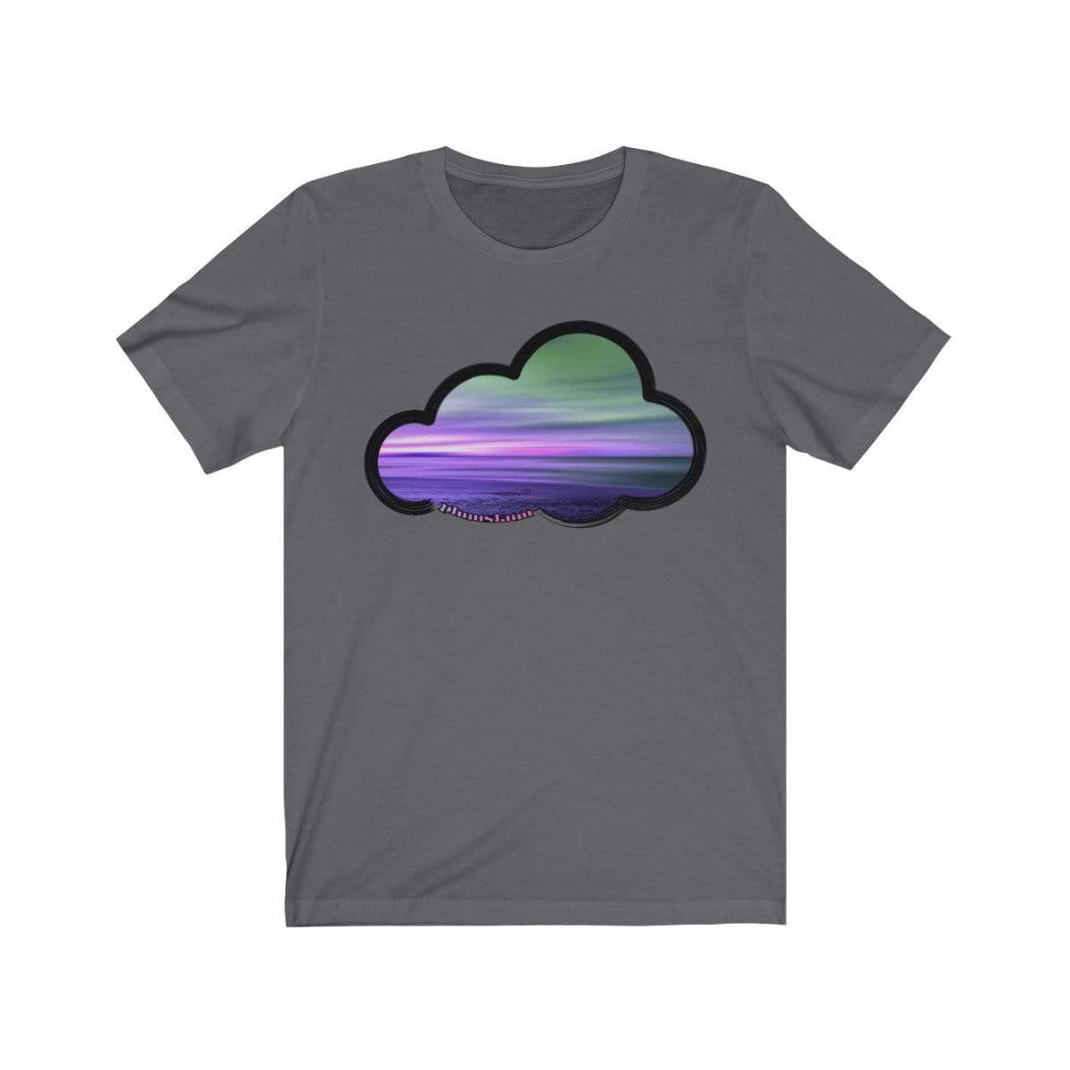 Printify T-Shirt Asphalt / M Beaches Art Clouds Tee