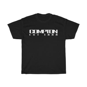 Printify T-Shirt Black / L Compton Established 1888 T-Shirt