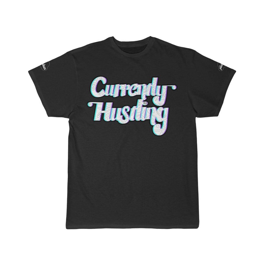 Printify T-Shirt Black / S Right Now Hustle | Hand Lettering Artwork Tee by Plumskum