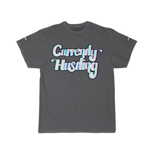 Printify T-Shirt Charcoal / L Right Now Hustle | Hand Lettering Artwork Tee by Plumskum