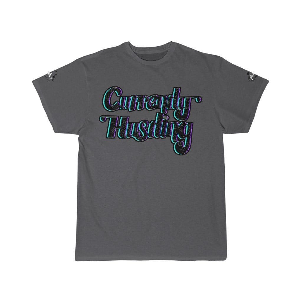 Printify T-Shirt Charcoal / S Right Now Hustle | Hand Lettering Artwork Tee by Plumskum