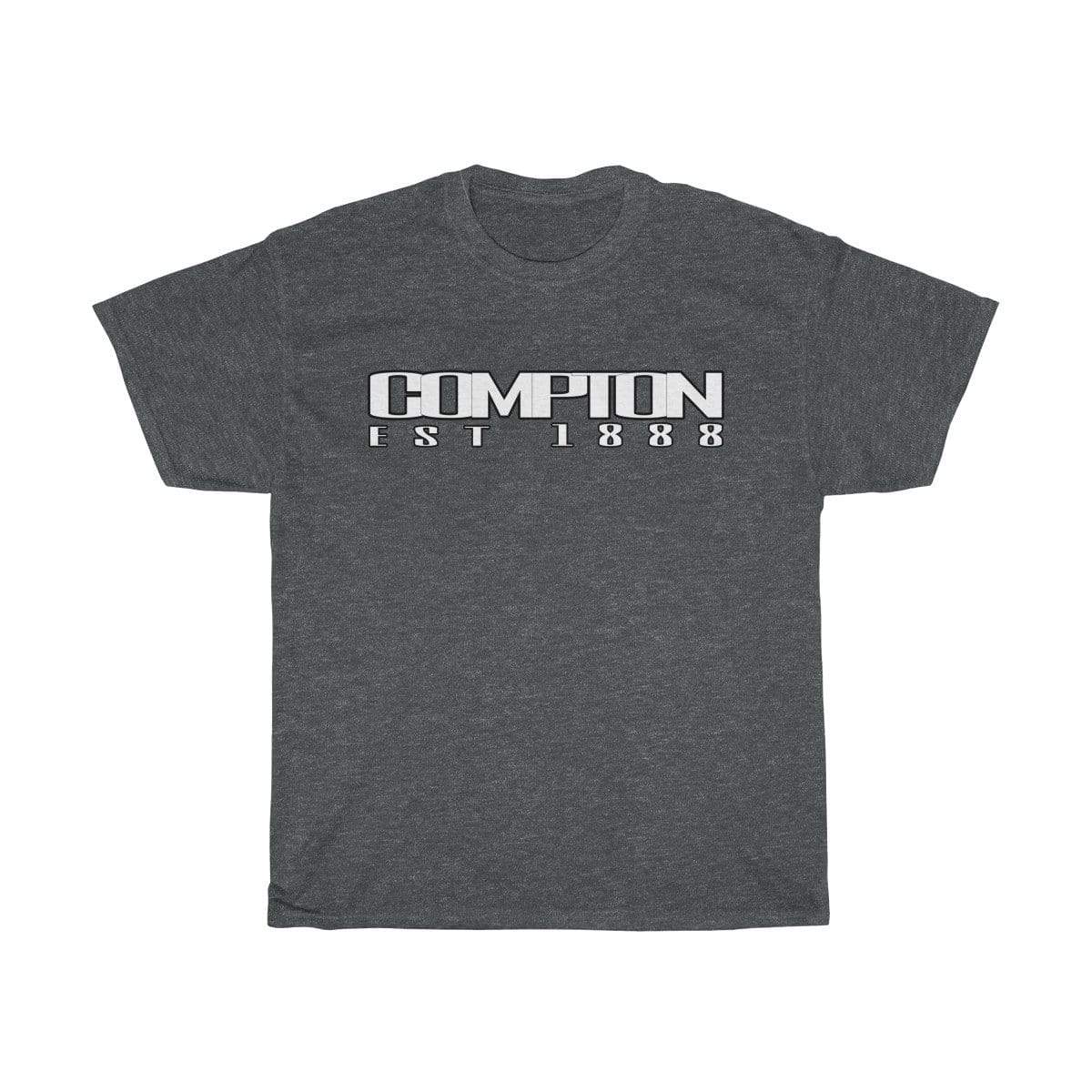 Printify T-Shirt Dark Heather / S Compton Established 1888 T-Shirt
